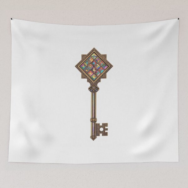 Item preview, Lux Vintage Key for T-Shirt Print designed and sold by Wonderful Designs.