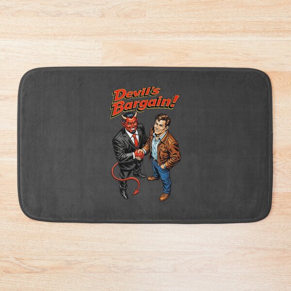 Item preview, Deal with the Devil Illustration – Dark Retro Comic Style Art designed and sold by The Devil's Bargain.