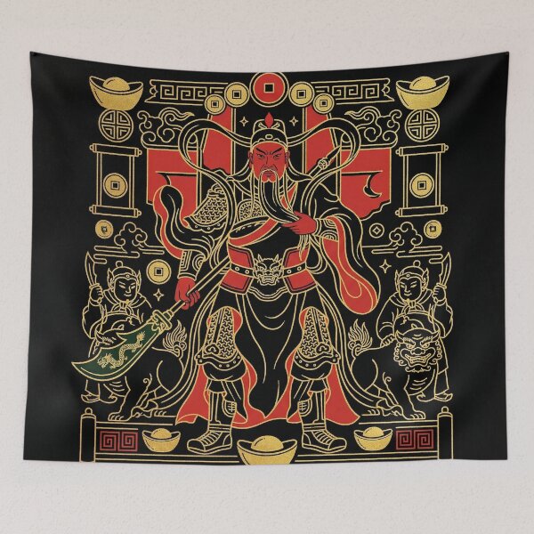Item preview, Legendary God of War Guan Yu and Wealth Guardian designed and sold by zzz888.