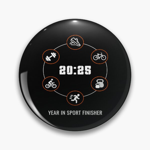Item preview, Year in Sport Finisher Motivational Cycling Running Fitness Design for Strava Athletes Cyclists Runners Triathletes Garmin GPS Workout Summary Endurance Sport Life designed and sold by BMLprint ⭐⭐⭐⭐⭐.
