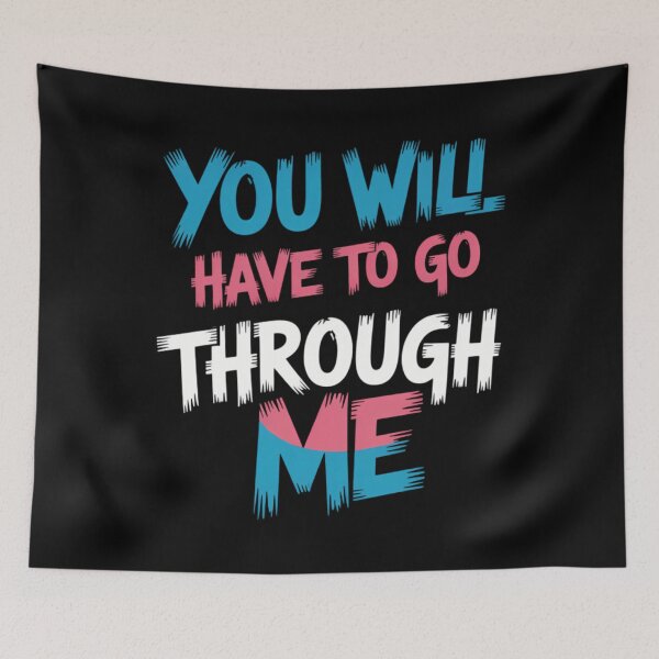 Item preview, You Will Have To Go Through Me Funny LGBT designed and sold by comptorasunfia.