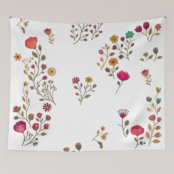 Item preview, Minimalist Wildflower Sprigs - Delicate Floating Floral Coffee Mug designed and sold by ZyxDes.