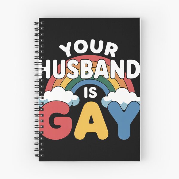 Item preview, Your Husband Is Gay Funny LGBT Joke Pride Month Gay Couples designed and sold by comptorasunfia.
