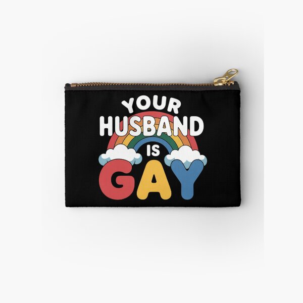 Item preview, Your Husband Is Gay Funny LGBT Joke Pride Month Gay Couples designed and sold by comptorasunfia.
