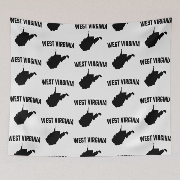 Item preview, West Virginia Home, Classic State Map Silhouette designed and sold by mashmosh.