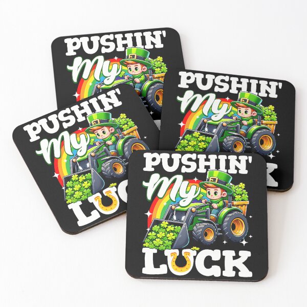 Item preview, Pushing My Luck Tractor St Patricks Day Boys Toddler designed and sold by arzateiosumn.