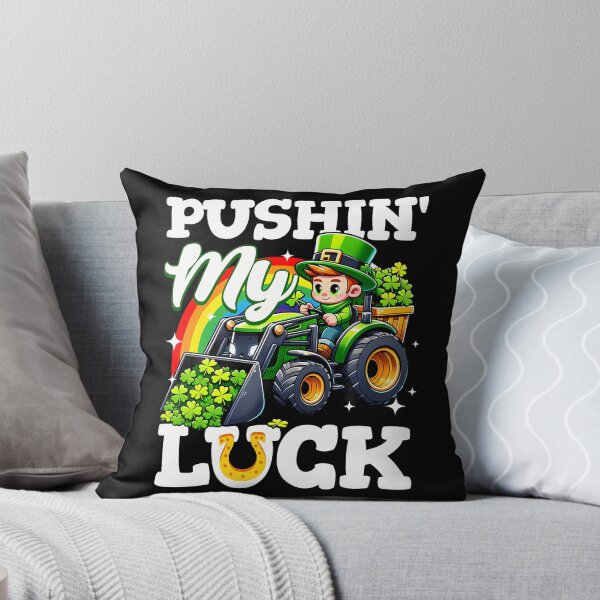 Item preview, Pushing My Luck Tractor St Patricks Day Boys Toddler designed and sold by arzateiosumn.