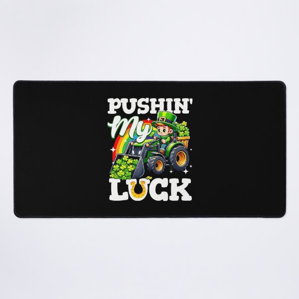 Item preview, Pushing My Luck Tractor St Patricks Day Boys Toddler designed and sold by arzateiosumn.