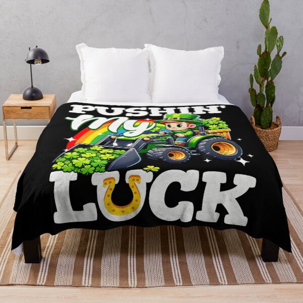 Item preview, Pushing My Luck Tractor St Patricks Day Boys Toddler designed and sold by arzateiosumn.