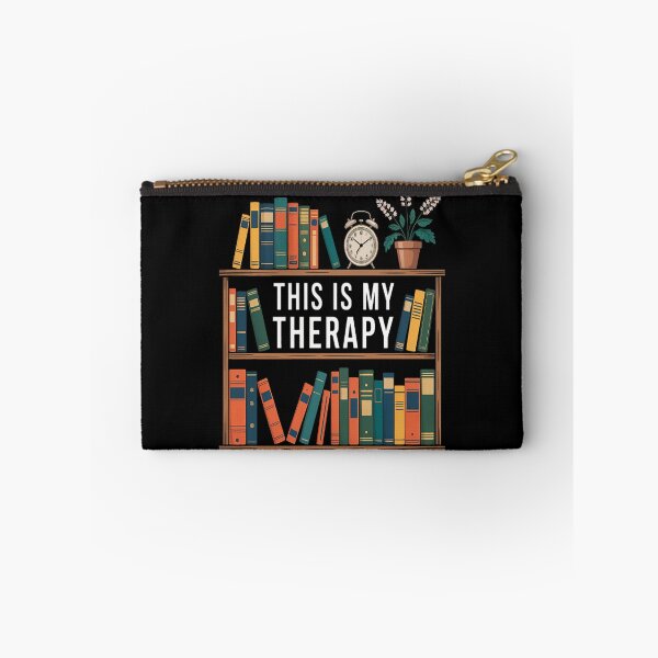 Item preview, This is My Therapy - Books Are My Therapy Library Book designed and sold by HaiharryCartoon.