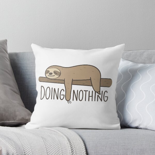 Item preview, Ultra-Relaxed Sloth - Doing Nothing Minimalist Design designed and sold by MKreative Studio.
