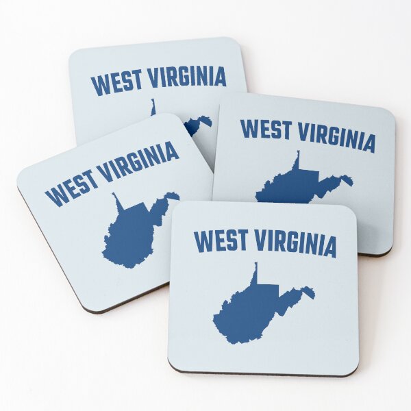 Item preview, West Virginia State Pride - Classic Navy Blue Silhouette designed and sold by mashmosh.