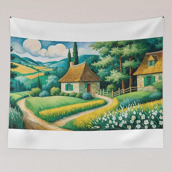 Item preview, Where Time Unfurls its Canvas Slow designed and sold by Undersea Ai Art.