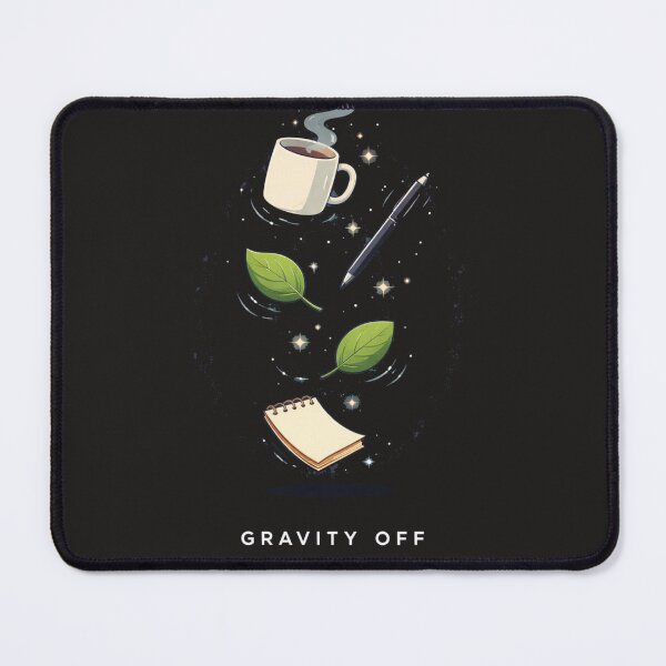 Item preview, Gravity Off T-Shirt – Creative Coffee Floating Notes Aesthetic Art Tee designed and sold by KDesignCrafts.