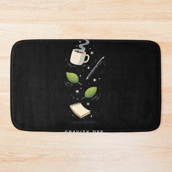 Item preview, Gravity Off T-Shirt – Creative Coffee Floating Notes Aesthetic Art Tee designed and sold by KDesignCrafts.