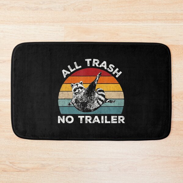 Item preview, All Trash No Trailer Sarcastic Vintage Camping Funny Raccoon designed and sold by arzateiosumn.