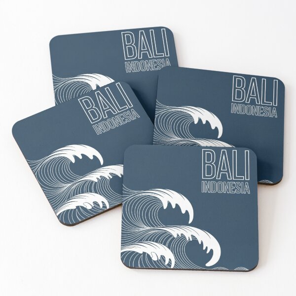 Item preview, Bali Indonesia Wave Rhythm Wall Art – Abstract Ocean Line Travel Print designed and sold by Timeless Design.