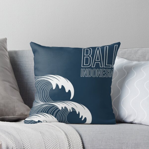 Item preview, Bali Indonesia Wave Rhythm Wall Art – Abstract Ocean Line Travel Print designed and sold by Timeless Design.