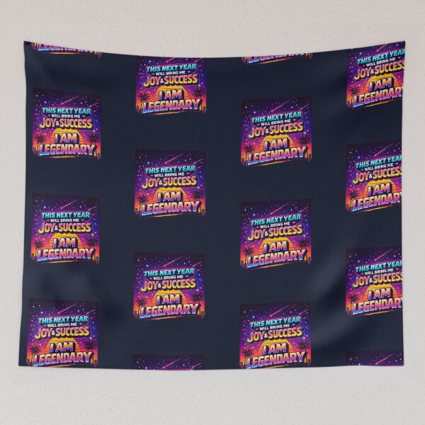 Item preview, I Am Legendary – 2026 Motivation Meme | Joy & Success Future Aesthetic designed and sold by Studio Yvonne .