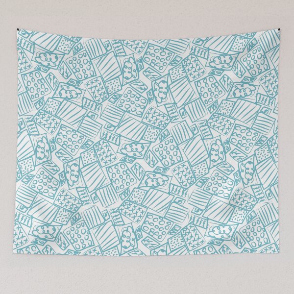 Item preview, Playful Abstract Doodle Pattern | Colorful Hand Drawn Geometric Shapes & Scribbles | Retro 90s Memphis Style designed and sold by Patterns & Love .