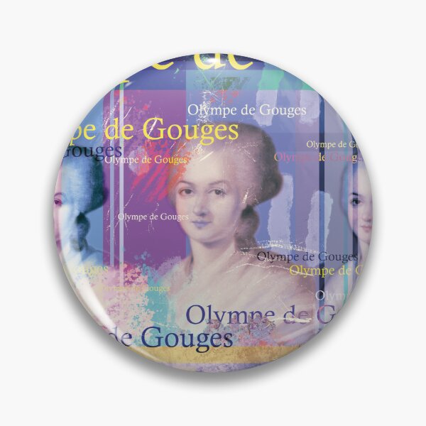 Item preview, Olympe de Gouges – Collage by the French women's rights activist designed and sold by Mauswohn.