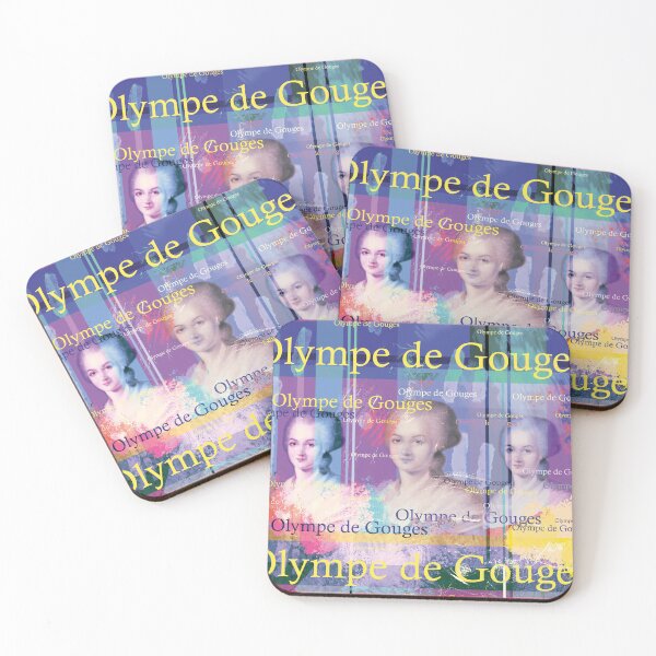 Aperçu de l'œuvre Olympe de Gouges – Collage de la militante française pour les droits des femmes créée et vendue par Mauswohn.