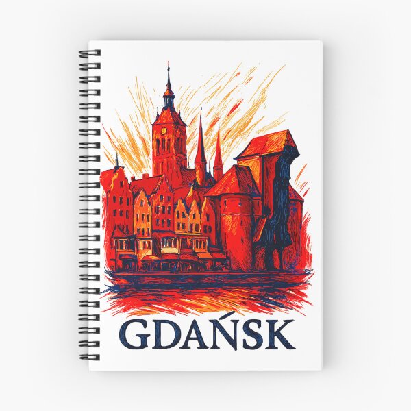 Item preview, Gdańsk cityscape, Poland, gift designed and sold by Pineapple-Tree.