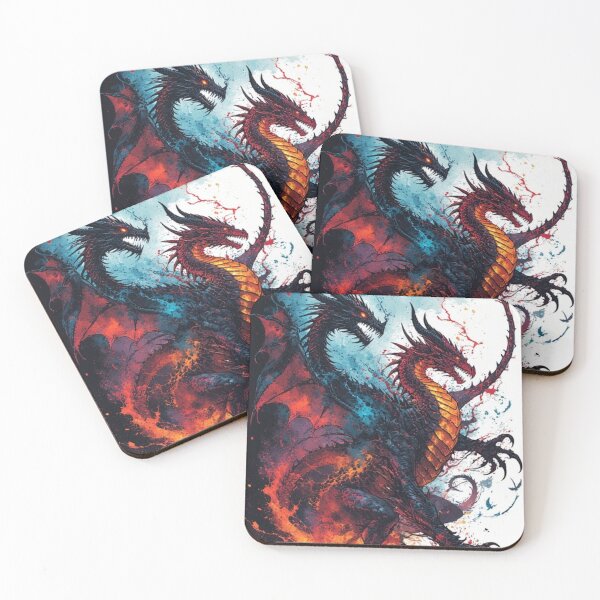 Item preview, Twin Maw of Flame and Frost designed and sold by SabaMirzique.