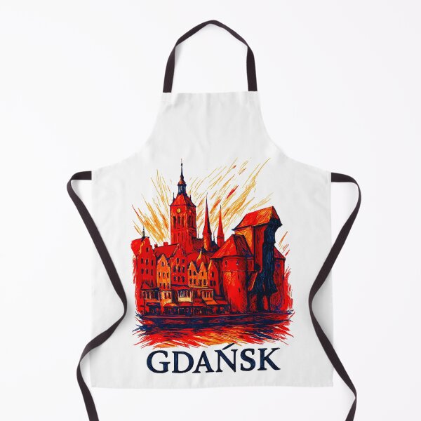 Item preview, Gdańsk cityscape, Poland, gift designed and sold by Pineapple-Tree.