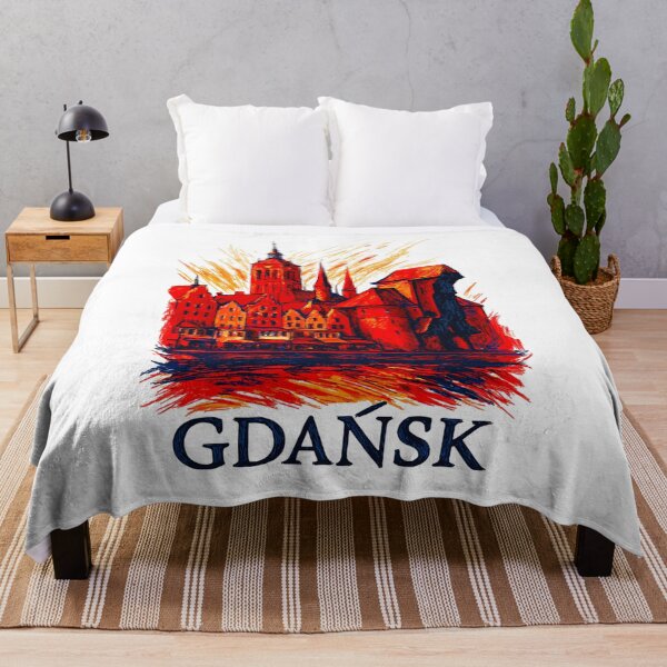 Item preview, Gdańsk cityscape, Poland, gift designed and sold by Pineapple-Tree.