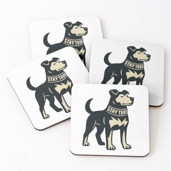 Item preview, Stay True Dog - Bold Graphic Silhouette designed and sold by MKreative Studio.