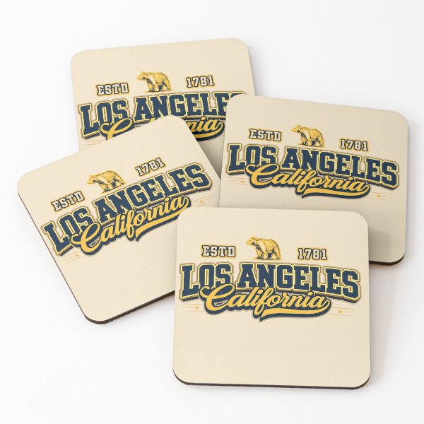Item preview, Los Angeles California Vintage Collegiate T-Shirt Design – Retro Varsity Bear Emblem designed and sold by The True American.