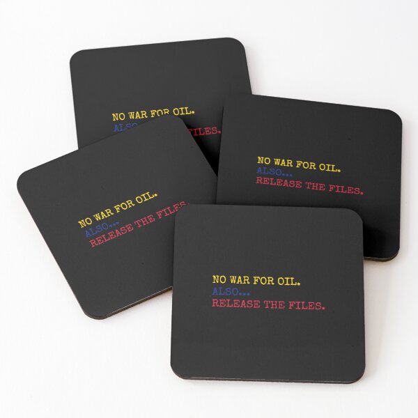 Item preview, No War for Oil Also Release The Files, We Stand With Venezuela, Anti Trump Release the Epstein File designed and sold by PixelRag.