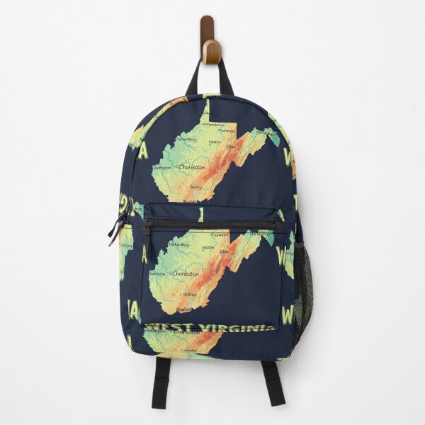 Item preview, West Virginia Topographic Map Art designed and sold by mashmosh.
