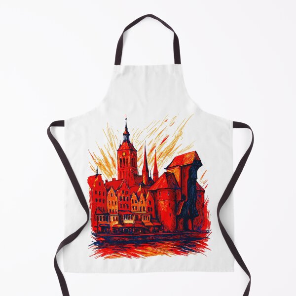 Item preview, Gdańsk cityscape, Poland, gift designed and sold by Pineapple-Tree.