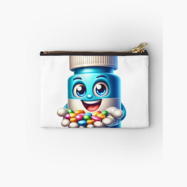 Item preview, Friendly Pill Bottle Mascot Character designed and sold by LunaPixelStudio.