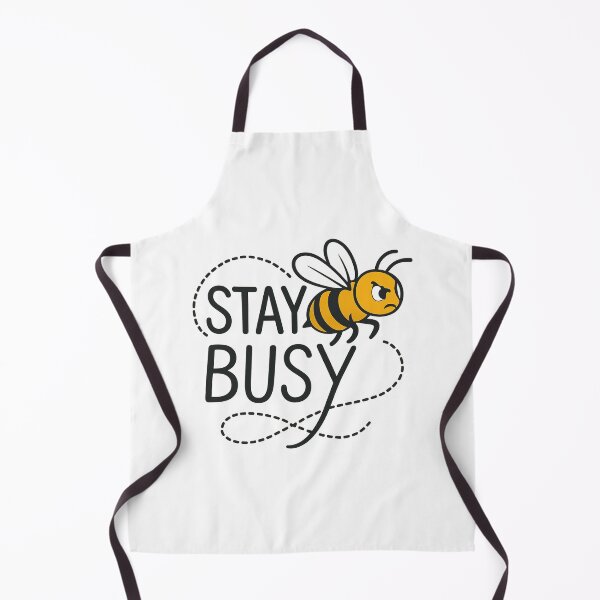 Item preview, Stay Busy Motivational Bee Illustration designed and sold by MKreative Studio.