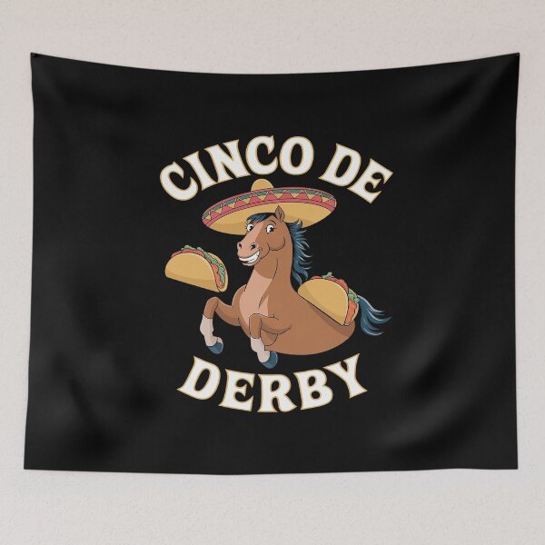 Item preview, Taco Horse Racing Cinco De Derby Horse  designed and sold by MarkLeedsArt.