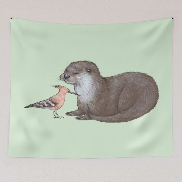 Item preview, Nutria y abubilla 3 designed and sold by OTTERFAMILY.