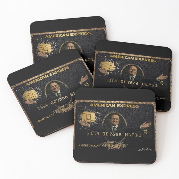 Item preview, AMEX Silvio Berlusconi designed and sold by ChicGallery.