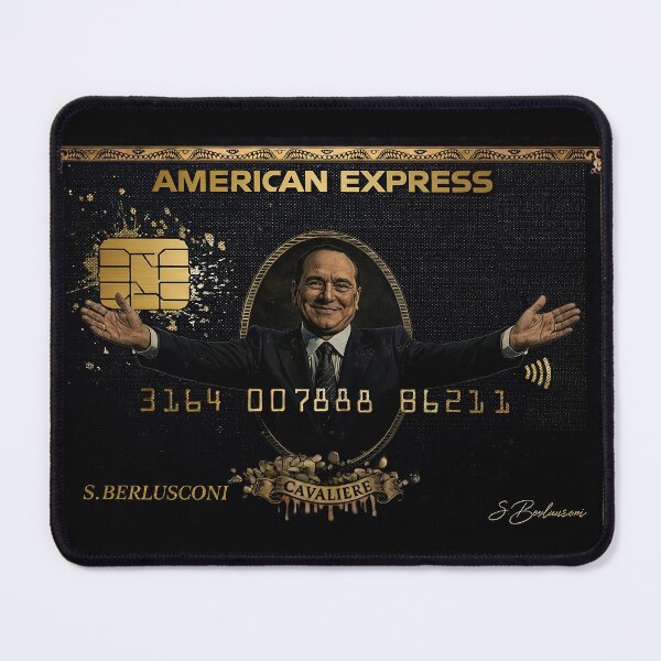 Item preview, AMEX Silvio Berlusconi designed and sold by ChicGallery.
