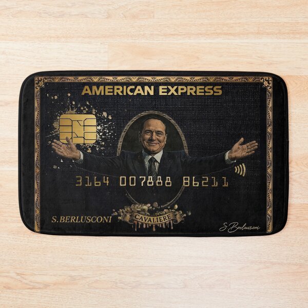 Item preview, AMEX Silvio Berlusconi designed and sold by ChicGallery.