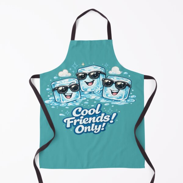 Item preview, Ice Cube Crew – Cool Friends Only! Retro Cartoon Ice Cubes designed and sold by © Zenscape Studio 2025.