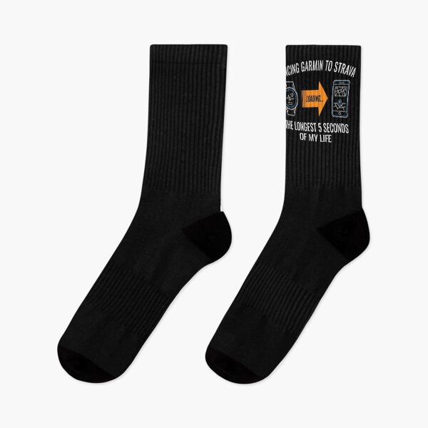 Item preview, Syncing Garmin to Strava The Longest 5 Seconds of My Life Funny Cycling Running Meme Design for Cyclists Runners Athletes GPS Watch Strava App Fitness Humor designed and sold by BMLprint ⭐⭐⭐⭐⭐.
