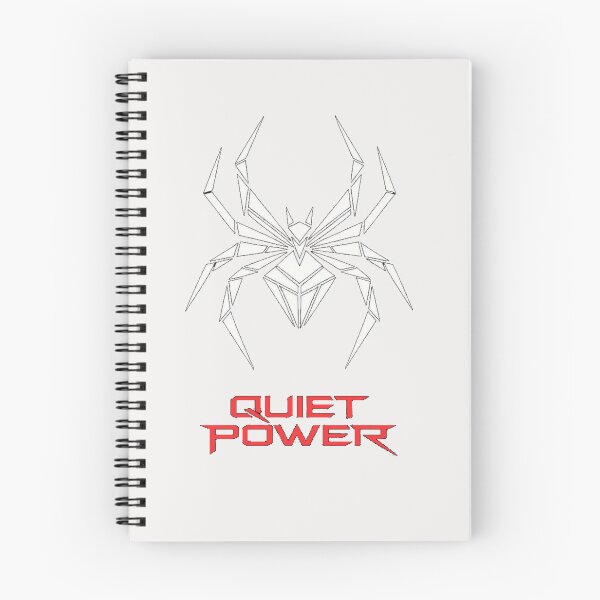 Item preview, Quiet Power Spider T-Shirt – Minimal Dark Geometric Strength Art Tee designed and sold by KDesignCrafts.