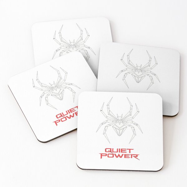 Item preview, Quiet Power Spider T-Shirt – Minimal Dark Geometric Strength Art Tee designed and sold by KDesignCrafts.