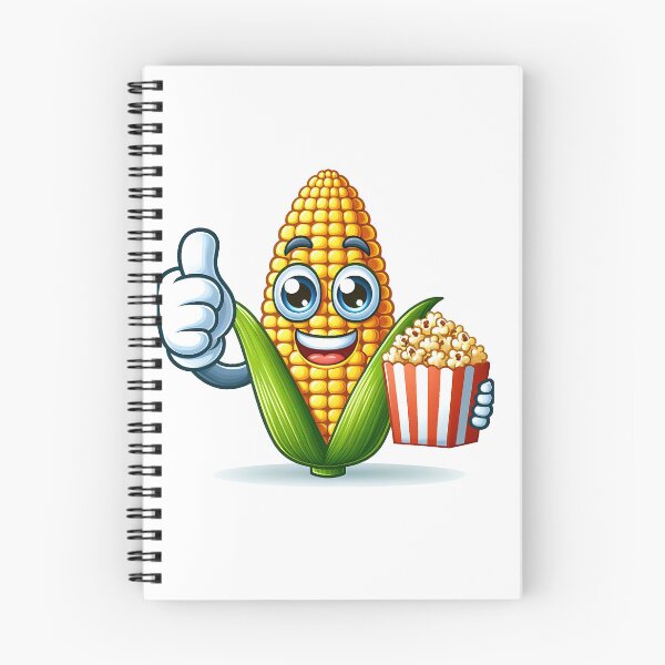 Item preview, Happy Popcorn Pal – Cheerful Cartoon Corn with Big Eyes designed and sold by Auraverse163.