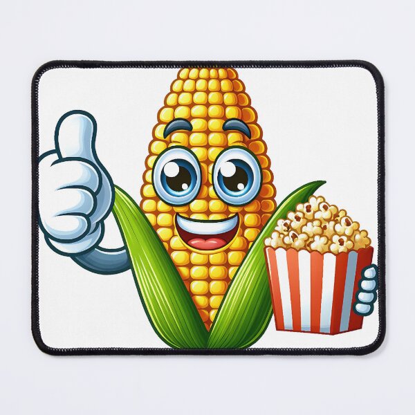 Item preview, Happy Popcorn Pal – Cheerful Cartoon Corn with Big Eyes designed and sold by Auraverse163.