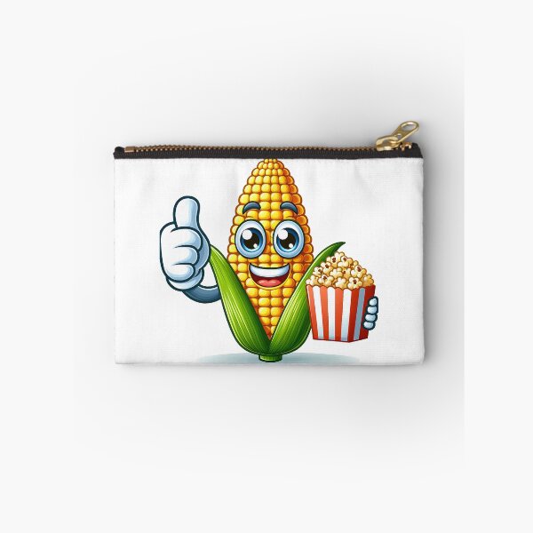 Item preview, Happy Popcorn Pal – Cheerful Cartoon Corn with Big Eyes designed and sold by Auraverse163.