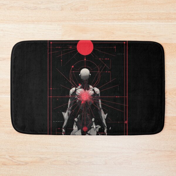 Item preview, Crimson Core – Futuristic Cyber Entity designed and sold by wolfgangrainer.